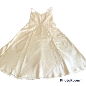 VINTAGE Tiffany’s Closet Satin and Lace Chamise Lingerie Dress Size M** NWOT